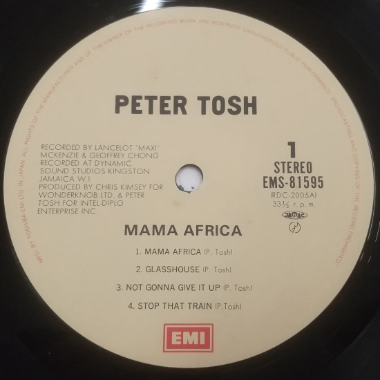 Peter Tosh / Mama Africa - 西新宿レゲエショップナット / Reggae