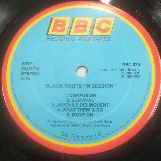 Black Roots / In Session - 西新宿レゲエショップナット / Reggae ...