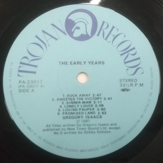 Gregory Isaacs / The Early Years - 西新宿レゲエショップナット