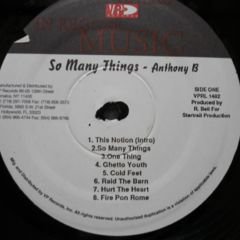 Anthony B / So Many Things... - 西新宿レゲエショップナット / Reggae Shop NAT