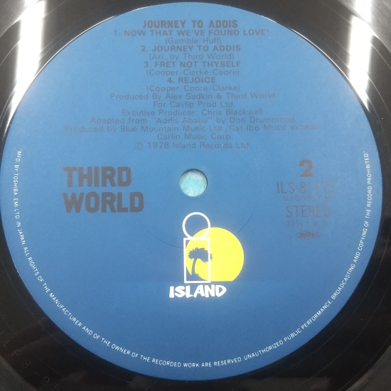 LP】レコード 再生未確認 Third World / Journey To Addis 78年 ILPS 