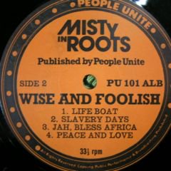 洋楽 Misty In Roots Wise and Foolish CD Misty In Roots - Wise And Foolish (Full Album) 432hz - YouTube