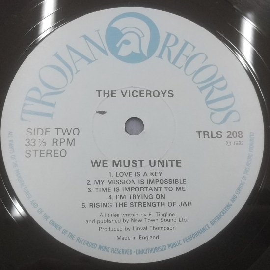 The Viceroys / We Must Unite - 西新宿レゲエショップナット / Reggae 