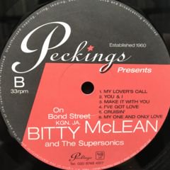 Bitty McLean & The Supersonics / On Bond Street KGN. JA. - 西新宿