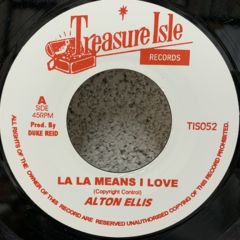 Alton Ellis / La La Means I Love You - 西新宿レゲエショップナット ...