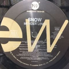 レコード】SNOW - MURDER LOVE LP US 1995年リリース