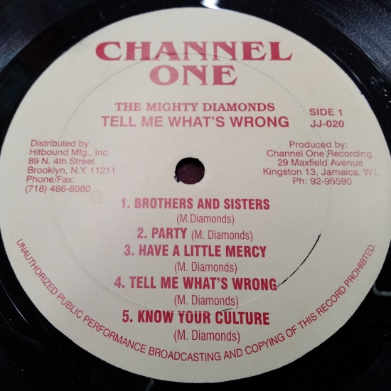 The Mighty Diamonds / Tell Me What's Wrong - 西新宿レゲエショップ