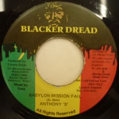 Anthony B / Babylon Mission Fail - 西新宿レゲエショップナット / Reggae Shop NAT