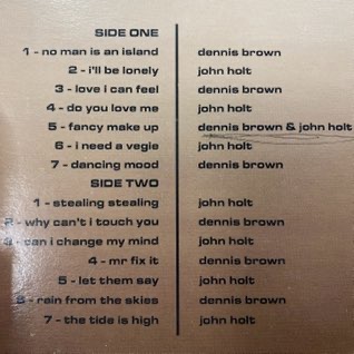 Dennis Brown , John Holt / Head 2 Head - 西新宿レゲエ