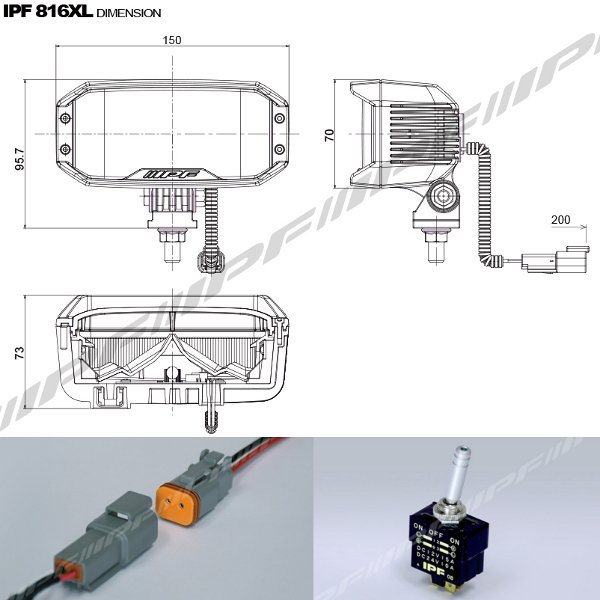 IPF LEDバックランプ [816XL] - 4WD&SUV PROSHOP「シューエイ SHUEI」