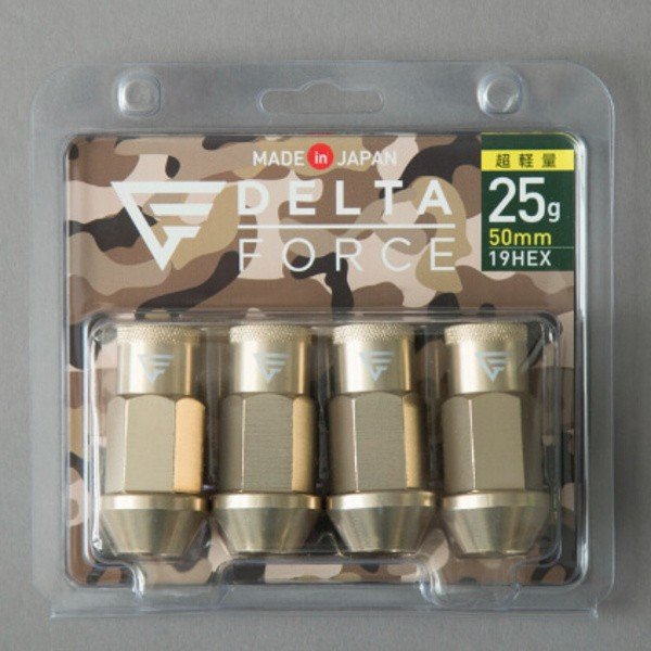 DELTA FORCE MIL NUTS [19HEX / M12xP1.5] 4個セット - 4WD&SUV