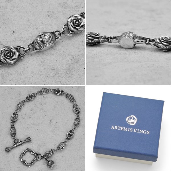 ARTEMIS KINGS / アルテミスキングス　Rose Crown Bracelet / ローズクラウンブレスレット　AKB0031