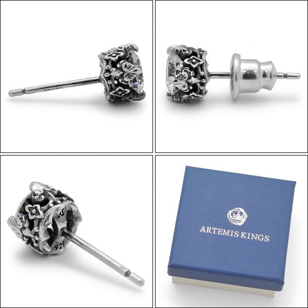 ARTEMIS KINGS / アルテミスキングス　Floral Stud Pierce CL / フローラルスタッドピアス CL　AKE0066