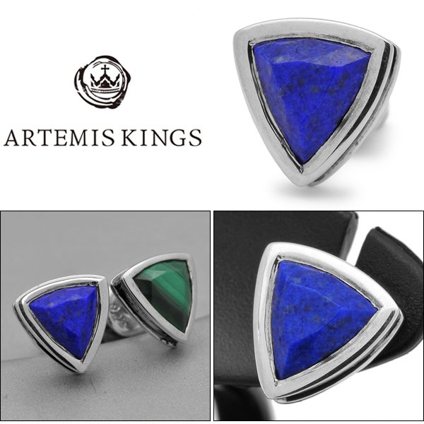 ARTEMIS KINGS / アルテミスキングス　Delta Pierce Lapis Lazuli / デルタピアス ラピスラズリ　AKE0089