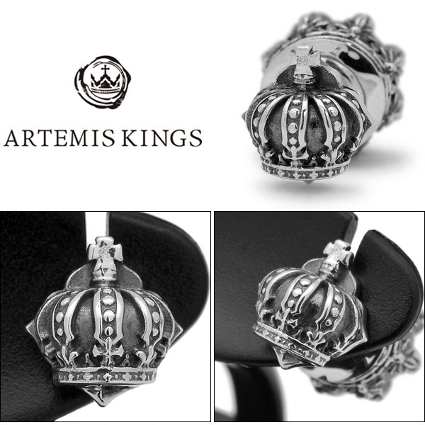 ARTEMIS KINGS / アルテミスキングス　Crown Catch Stud Pierce / クラウンスタッドキャッチピアス　AKE0110