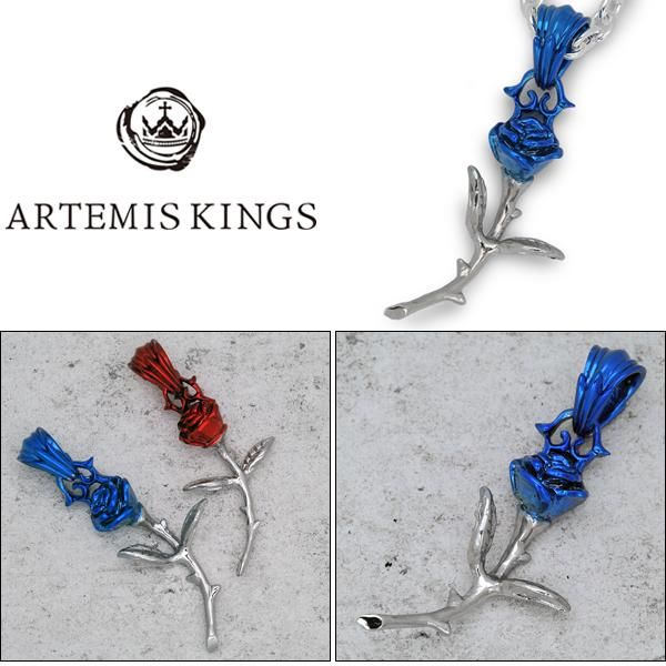 ARTEMIS KINGS / アルテミスキングス Blue Rose Pendant ARTEMIS KINGS / アルテミスキングス Blue Rose Pendant
