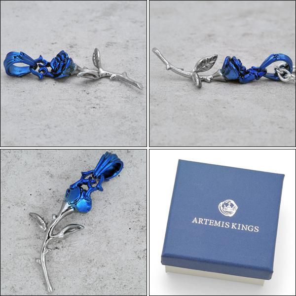 ARTEMIS KINGS / アルテミスキングス Blue Rose Pendant ARTEMIS KINGS / アルテミスキングス Blue Rose Pendant
