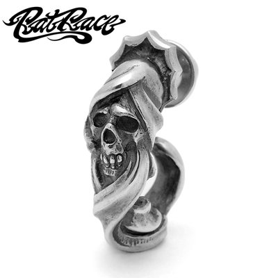 Rat Race / ラットレース　VENUS SKULL PIERCE / ヴィーナススカルピアス　VSSE-1 - BLACK BARTS /  ブラックバーツ　池袋 シルバーアクセサリーセレクトショップ