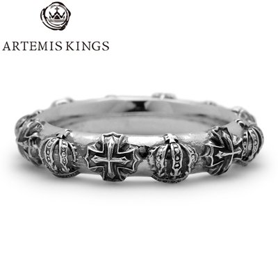ARTEMIS KINGS / アルテミスキングス Crown Cross Band Ring