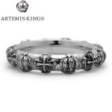 ARTEMIS KINGS / アルテミスキングス　Crown Cross Band Ring / クラウンクロスバンドリング　AKR0067