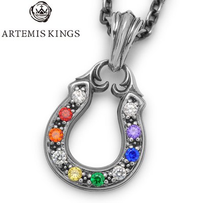 ARTEMIS KINGS / アルテミスキングス Multicolor Horseshoe Pendant