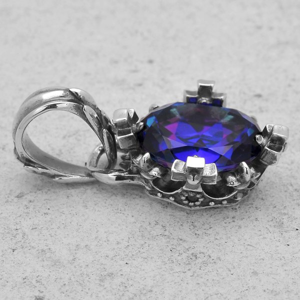 ARTEMIS KINGS / アルテミスキングス Oval Crown Pendant Mystic Topaz