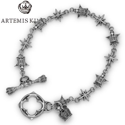 ARTEMIS KINGS / アルテミスキングス　Star Crown Tbar Bracelet / スタークラウンTバーブレスレット　 AKB0032