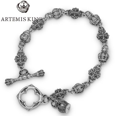 ARTEMIS KINGS / アルテミスキングス　Iron Cross Bracelet / アイアンクロスブレスレット　AKB0034