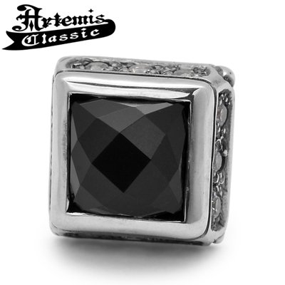 Artemis Classic / アルテミスクラシック Square Onyx Stud Pierce