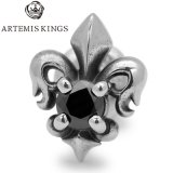 ARTEMIS KINGS / ƥߥ󥰥Stone Lily Stud Pierce BK / ȡꥣåɥԥ BKAKE0043