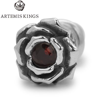 ARTEMIS KINGS / アルテミスキングス　Crimson Rose Stud Pierce / クリムゾンローズスタッドピアス　AKE0078