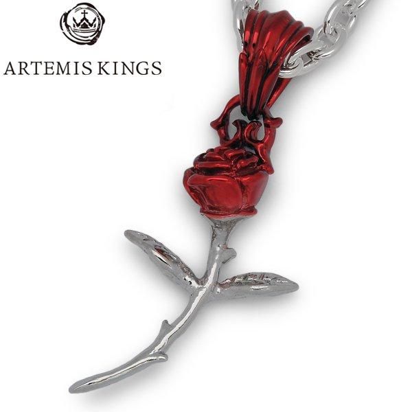 ARTEMIS KINGS / アルテミスキングス Red Rose Pendant / レッド