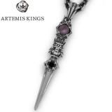 ARTEMIS KINGS / ƥߥ󥰥Green Purple Rainbow Doge Dagger Pendant / лɡڥȡAKP0157