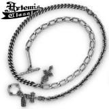 Artemis Classic / ����ƥߥ����饷�å���Cross Mix T-Bar Double Bracelet / �������ߥå���T�С����֥�֥쥹��åȡ�ACB0133<img class='new_mark_img2' src='https://img.shop-pro.jp/img/new/icons1.gif' style='border:none;display:inline;margin:0px;padding:0px;width:auto;' />