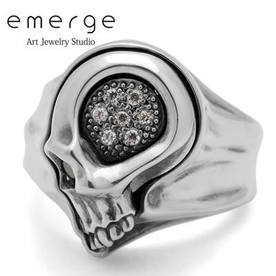 emerge / エマージュ ハーフスカルリング - BLACK BARTS