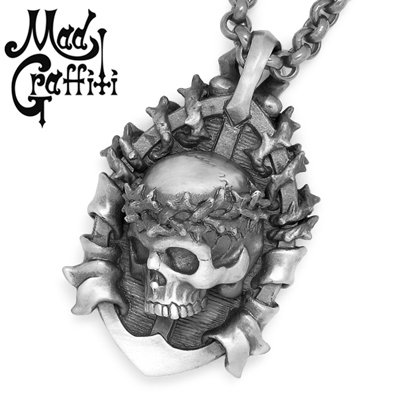 Mad Graffiti / マッドグラフィティ　アットジエンドペンダント　M - BLACK BARTS / ブラックバーツ　池袋  シルバーアクセサリーセレクトショップ