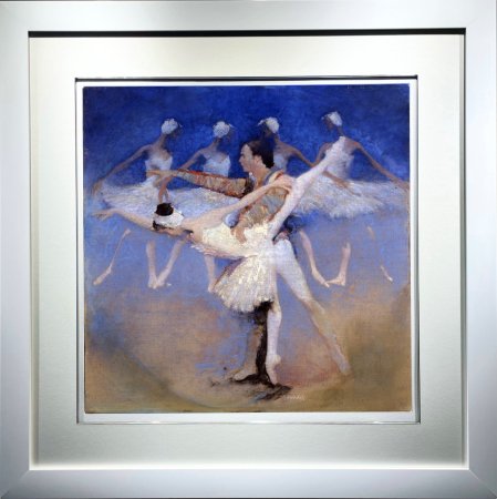 ロバート・ハインデル 版画「Swan Lake / スワンレイク」 - art obsesshion online shop