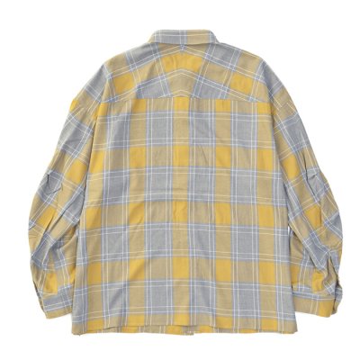 RAYON CHECK BIG SHIRTS / RED - VICTIM ONLINE STORE | ヴィクティム