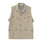 MILITARY VEST / BEIGE