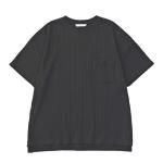 PLEATS TEE / BLACK