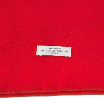 POLARTEC FLEECE MUFFLER / ORANGE - VICTIM ONLINE STORE