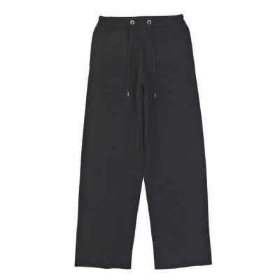 KNIT EASY PANTS / BLACK - VICTIM ONLINE STORE | ヴィクティム公式通販サイト