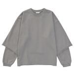LAYERED SWEAT / GRAY