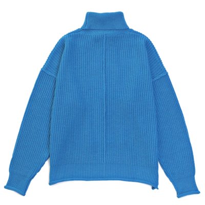 BIG TURTLE KNIT / BLUE - VICTIM ONLINE STORE | ヴィクティム公式通販サイト