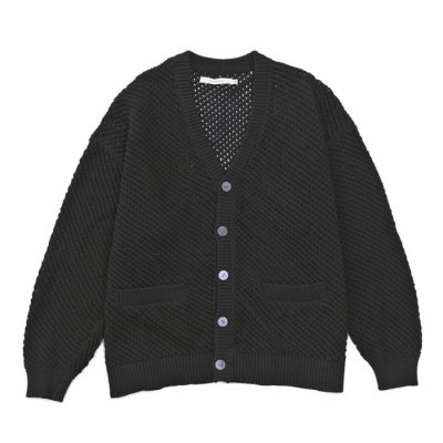 SUMMER CARDIGAN / BLACK - VICTIM ONLINE STORE | ヴィクティム公式通販サイト