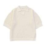SUMMER KNIT POLO / OFF WHITE
