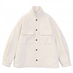 STAND COLLAR JACKET / OFF WHITE