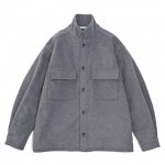 STAND COLLAR JACKET / GRAY