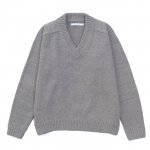 V-NECK KNIT / GRAY