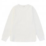 L/S WAFFLE TEE / OFF WHITE